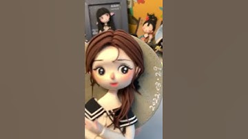 Hướng Dẫn Đất Nặn Nghệ Thuật Hình Công Chúa Tóc Dài Dễ Thương 04|Chipi Chipi #shorts