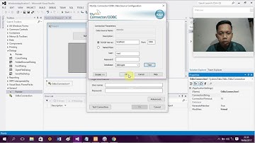 Tutorial Koneksi database ke MySQL Ke Ms Visual Studio 2012