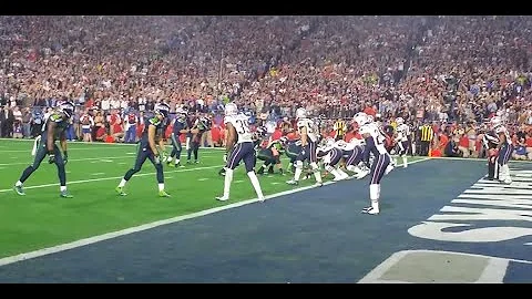 BEST ANGLE of historic Super Bowl XLIX interception as Patriots win on Malcolm Butler's interception
