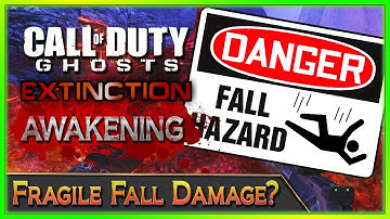 COD Ghosts Awakening DLC - Can You Take "Fall Damage" with "Fragile"? (COD Extinction Invasion DLC)