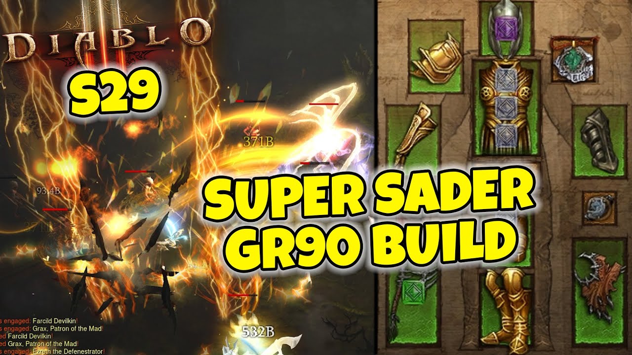 Super Speed Sader GR90 Build in Diablo 3 Season 29 Automatic Fist
