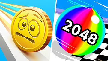 Ball Run 2048  Coin Rush | All Level Gameplay Android,iOS   NEW APK UPDATE