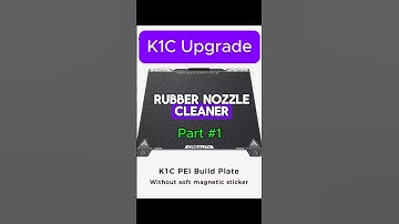Creality K1C nozzle cleaner upgrade Part #1 #creality #K1C # upgrade