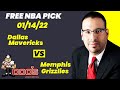 NBA Pick - Mavericks vs Grizzlies Prediction, 1/14/2022, Best Bet Today, Tips & Odds | Docs Sports