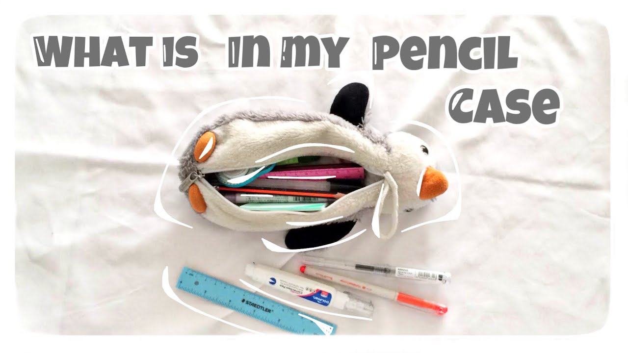 What is in my pencil case ? YouTube