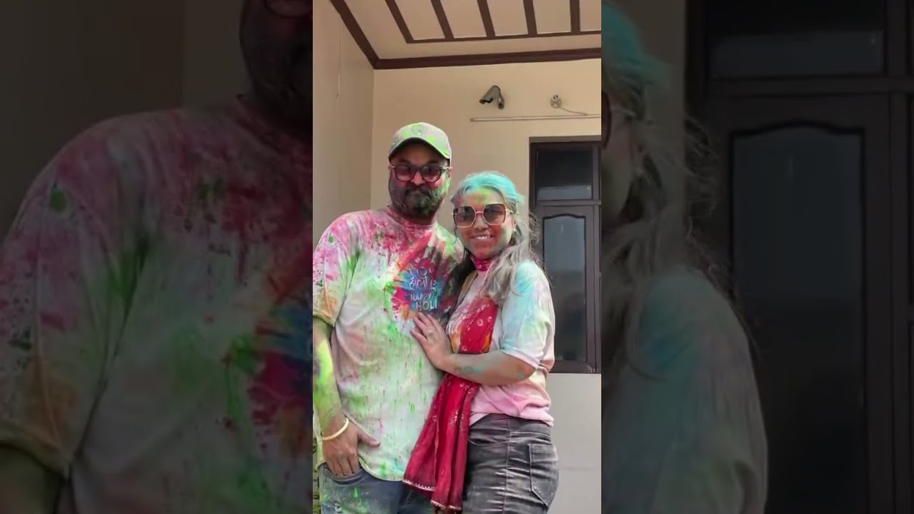 Enjoying Holi Festival In Our City Patiala. Happy Holi ✅✅✅