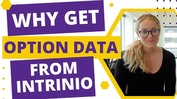 Why get option data from Intrinio?