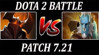 Chaos Knight Versus Phantom Lancer - Dota 2 Battle Patch 7.21