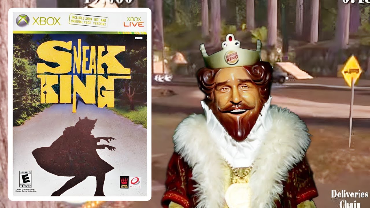 The Sinister and Creepy Burger King Game Sneak King YouTube