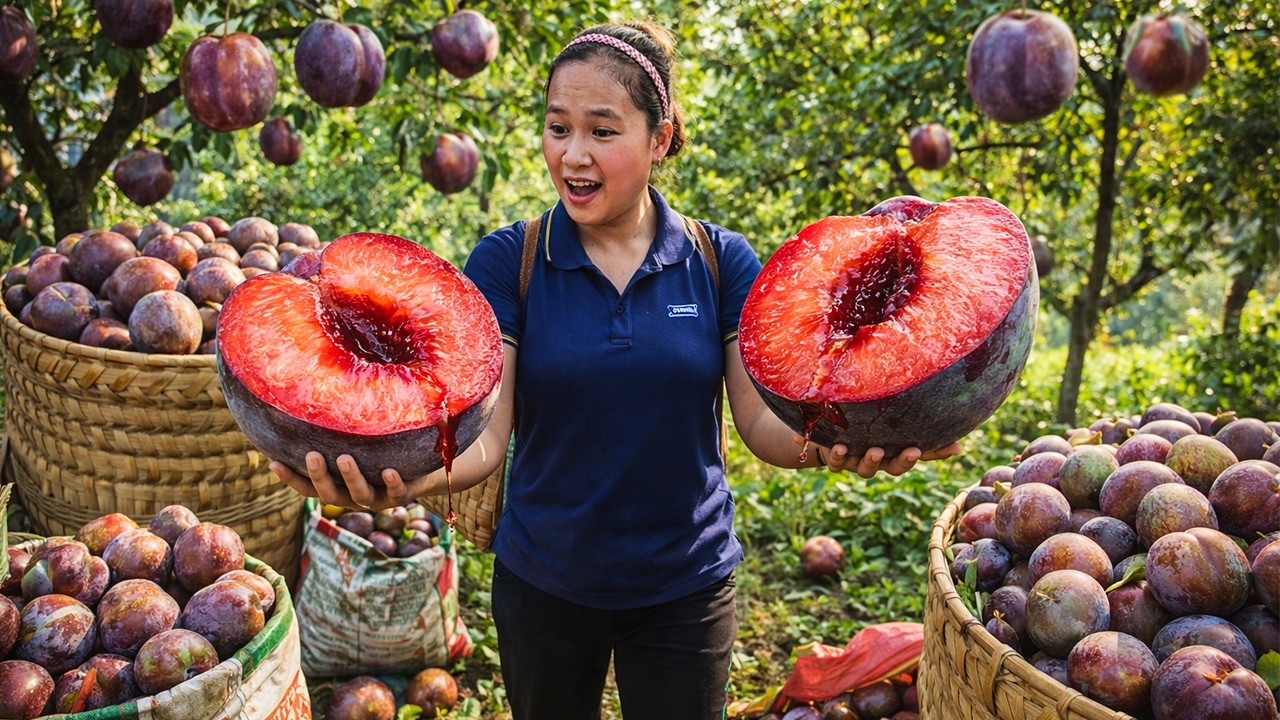 What Really Happens During a Full Day of Plum Harvest