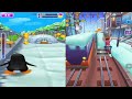 Subway Runner &amp; Penguin🐧 Run Game - Entering Snow World Run | Android/iOS Gameplay HD