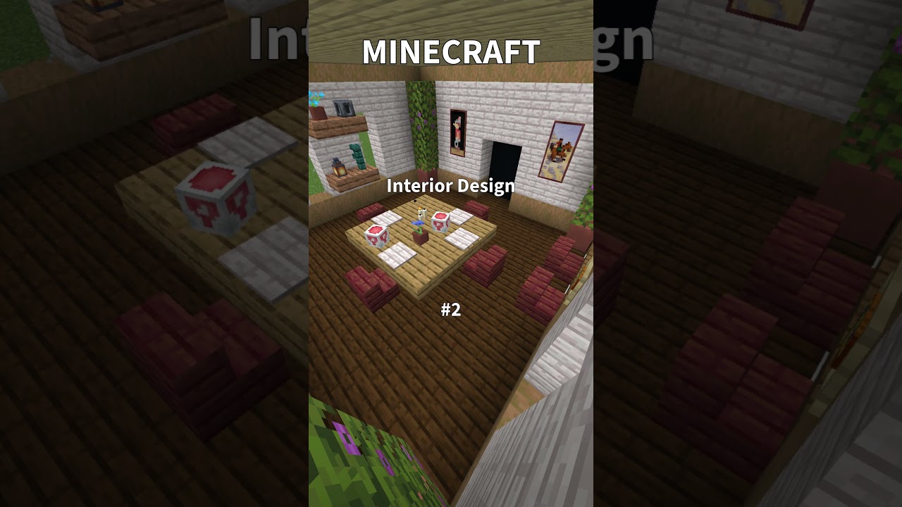 Minecraft Interior Design #2 - Dining Room 