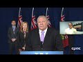 Premier Doug Ford and Ontario ministers provide COVID-19 update – June 1, 2020