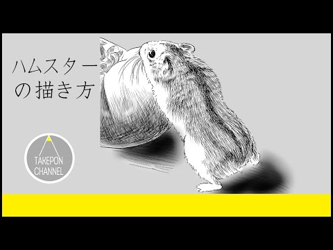 動物の描き方 ハムスターのリアルなイラストが誰でも簡単に上手くなる方法 How To Draw Hamster Youtube