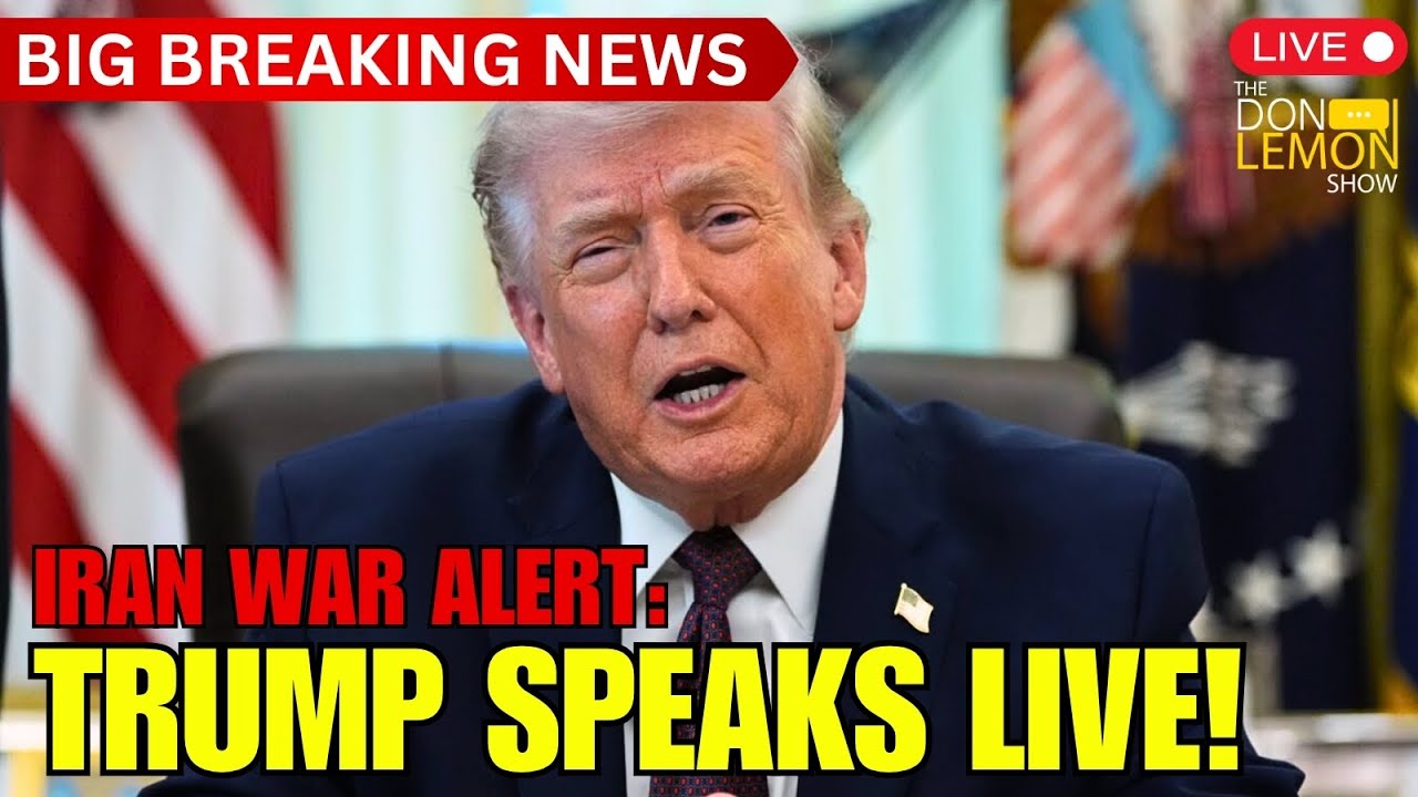 Lemon LIVE Special | Iran War Alert: Donald Trump Speaks Live!