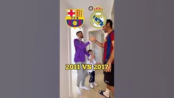 FC Barcelona 2011 vs Real Madrid 2017 #realmadridvsbarcelona #ronaldovsmessi #realmadrid2017 #futbol