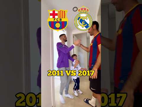 FC Barcelona 2011 vs Real Madrid 2017 #realmadridvsbarcelona #ronaldovsmessi #realmadrid2017 #futbol