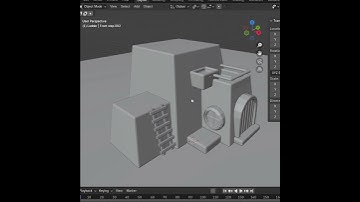 Modeling a Game Hut in Blender – Timelapse #gamedev #gaming  #3dgamedevelopment #blender3d