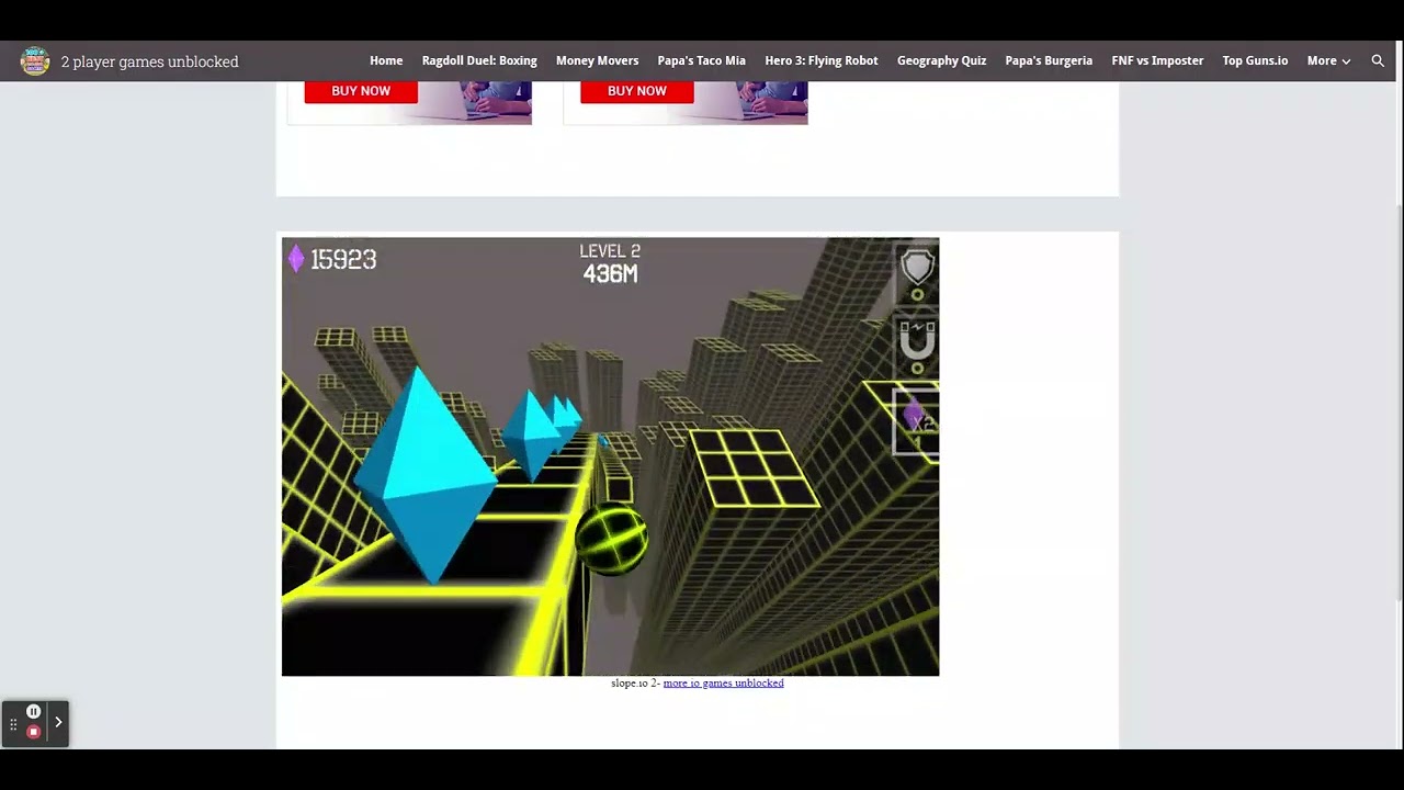 2 player games unblocked - slope 2 - YouTube