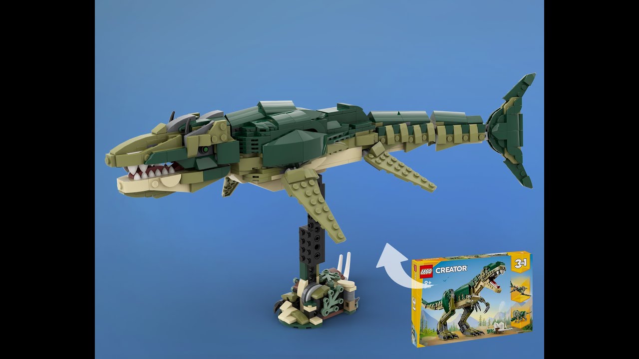 LEGO MOC-212823 Mosasaurus by BrickVink | Rebrickable - Build with