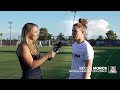 Becca Moros reflects on Game Winning Goal vs. UNC
