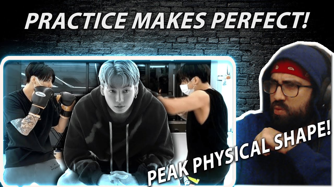 Бокс!?!? ​​— Чонгук тренируется 10 минут подряд 💪 | Чонгук из BTS 2022 | Реакция