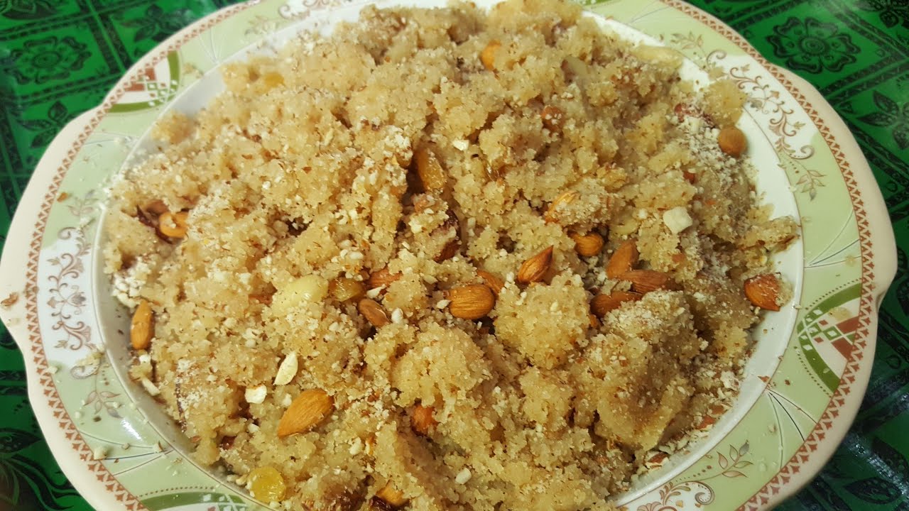 SOOJI AND SUGAR HALWA HOW WE MAKE SUJI KA HALWA AT HOME
