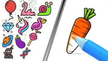 How to draw 1 to 30 pictures in Colour page ASMR | part 1 #gaming #games #gameplay