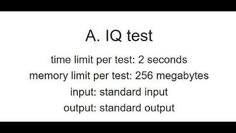 IQ Test , Codeforces 25/A problem