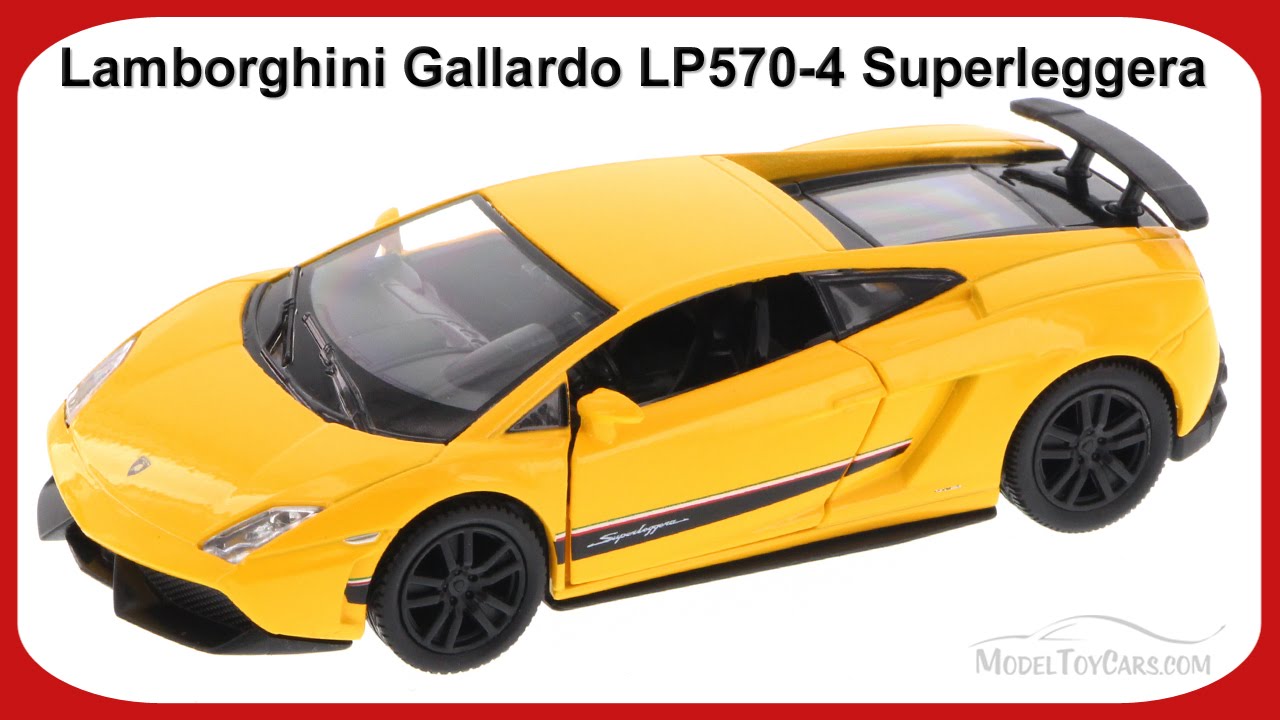 Lamborghini Gallardo LP570-4 Superleggera, Yellow - Showcasts 555998M - 5" Diecast Car