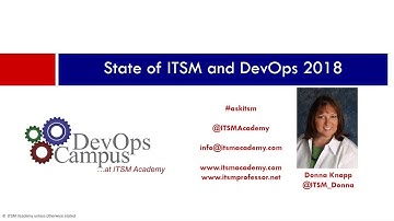 QA   State of ITSM and DevOps 2018