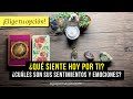 🥰 ¿Qué siente hoy por ti? ❤️‍🔥 TAROT INTERACTIVO