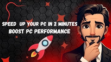 ⚡ Speed Up Your Slow PC in 2 Minutes 🖥️ | Boost Windows 10/11 Performance 🚀