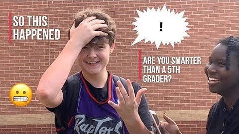ARE YOU SMARTER THAN A 5th GRADER? | PUBLIC INTERVIEW