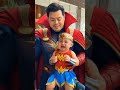 When the costume is ready but the hero isn't. #Superheroes #Cosplay #DoctorStrange #WonderBaby #Fyp