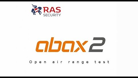 SATEL ABAX2 Open air range test