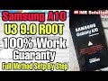 Samsung A10 A105F U3 9.0 ROOT 100% Work Guaranty Full Method Step By Step