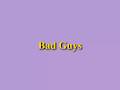 Syd - Bad Guys (Official Lyric Video)
