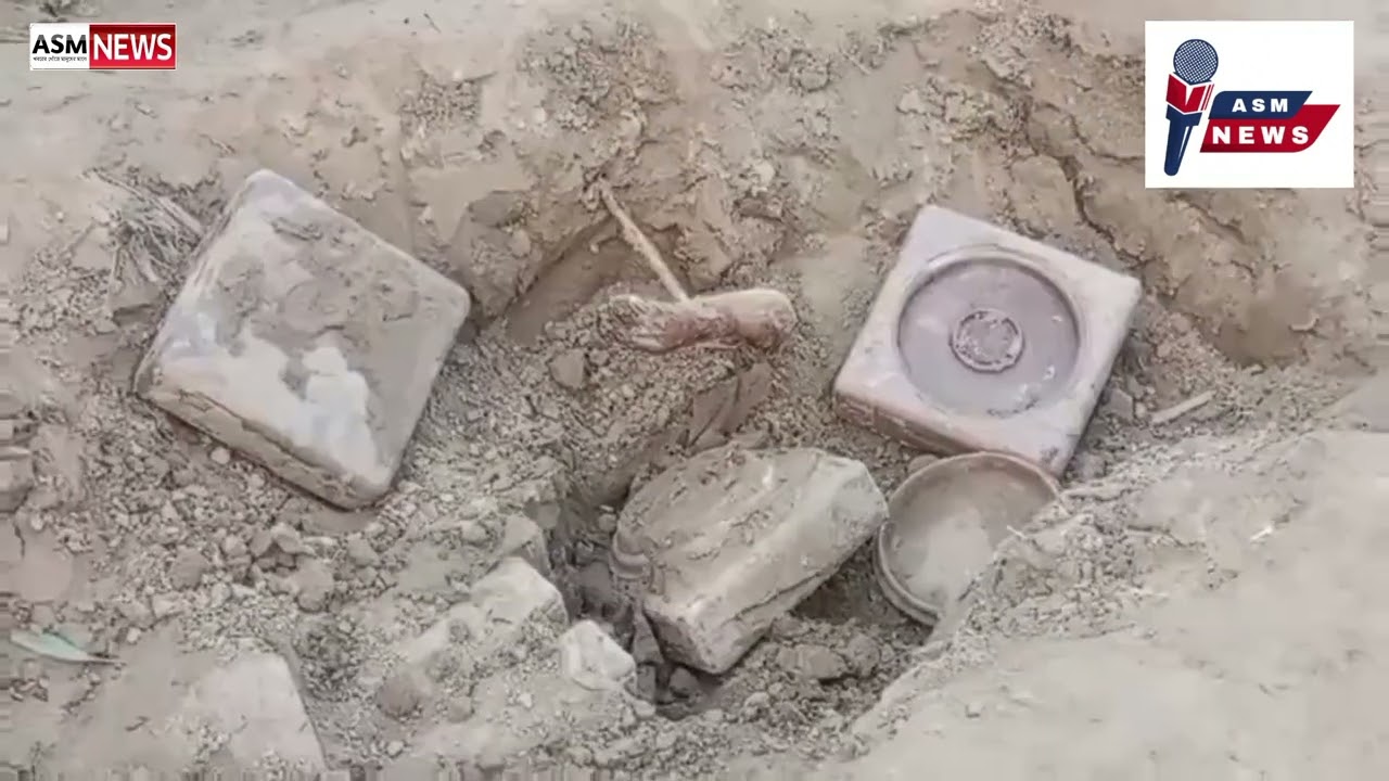 চুয়াডাঙ্গা সদর উপজেলার মাখালডাঙ্গা গ্রামের কৃষি জমি থেকে ল্যান্ডমাইন বো*মা উদ্ধার।
