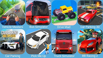 Bus Simulator Ultimate,Truck Simulator Ultimate,Vehicle Masters,Drive Mad,Car Parking Multiplayer