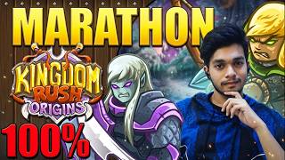 I 100%d Kingdom Rush Origins LIVE - All Heroics & Iron Challenge ( FINALE STREAM )