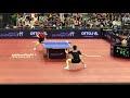 【卓球】ドイツオープン2017　 樊振東 vs 松平健太　(⇔左右反転⇔)