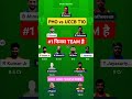 PHO vs UCCB Dream11 Prediction | ECS T10 Romania 2025 | Match 1