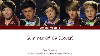One Direction - Summer of '69 (Color Coded Lyrics)