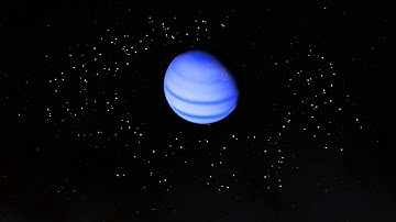 SpaceEngine 0.971: simple debris ring test