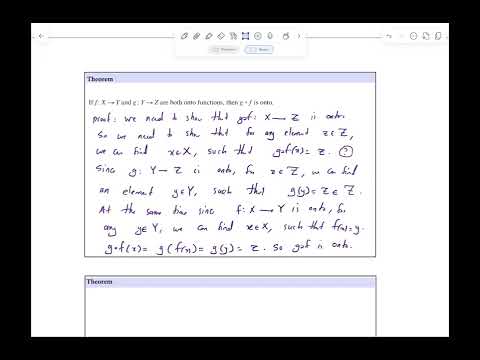 Composition of Functions in Onto and Associative
