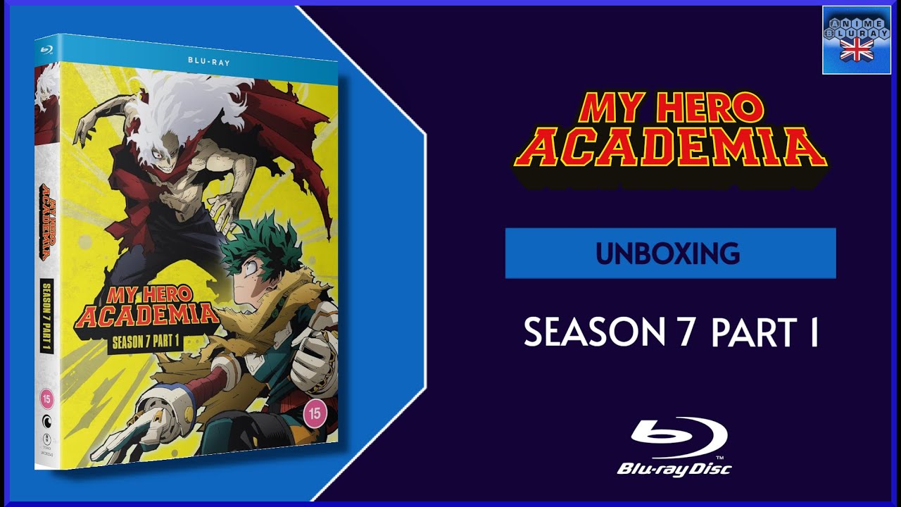 My Hero Academia - Season 7 Part 1 (Blu-Ray) Unboxing [UK
