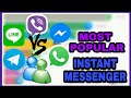 Most popular instant messenger apps epic data