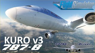 Let's FERRY the latest KURO 7878 | TUI UK Newcastle  Manchester | Real Airline Pilot