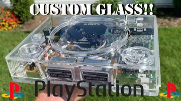 Glass Playstation 1!! Custom Hand Built!